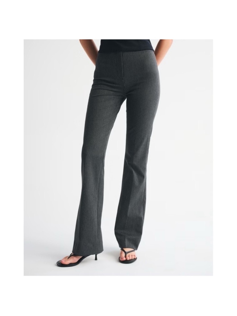 Abercrombie & Fitch Forme Bootcut Flare Tailored Trouser Pant Size 27 S 90s Chic
